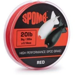 Šaranski Najloni I špage Spomb Braid 300m 9kg 20lb RED 0.18mm