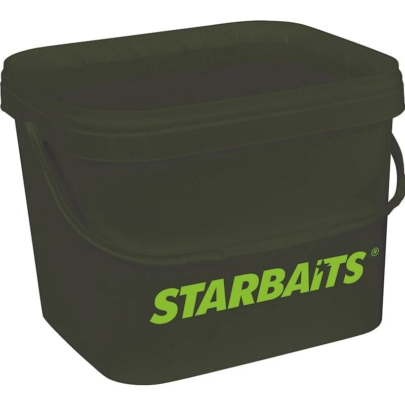 Starbaits STB Square Bucket Kaki 3 Starbaits STB Square Bucket Kaki